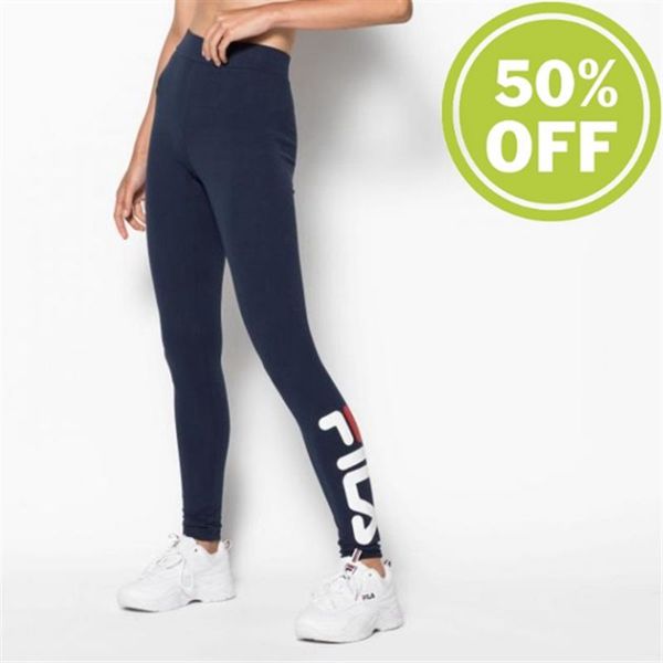 Leggins Fila Mujer Negras - 2.5 Flex Tight - España 208937KCW